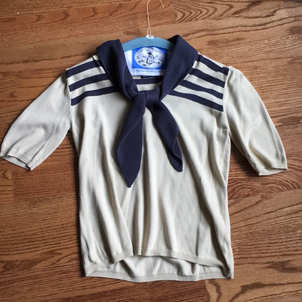 Dear Creatures Anna sailor sweater size L